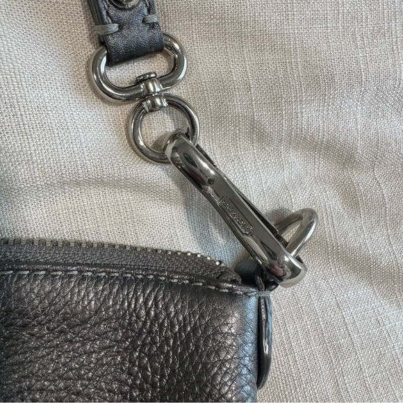 Coach Madison Audrey Chain Bag Anthracite Metallic Dark Silver - Picture 4 of 15